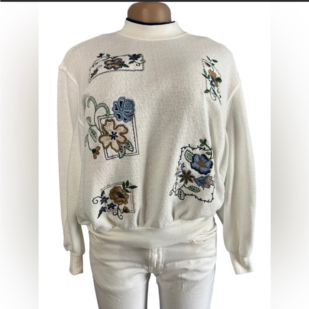 Bonworth long sleeve floral sz small petite top